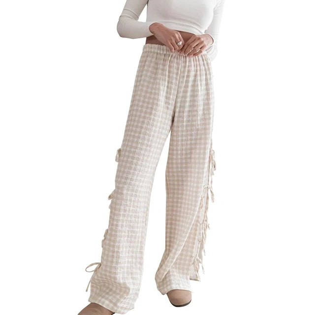 Retro Chic Wide-Leg Trousers