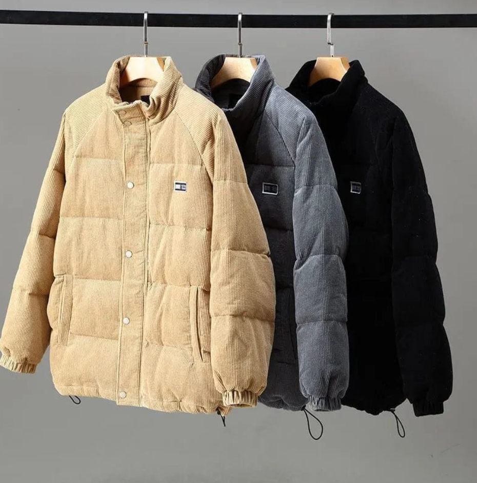 Kyle | Cord Puffer Jacket