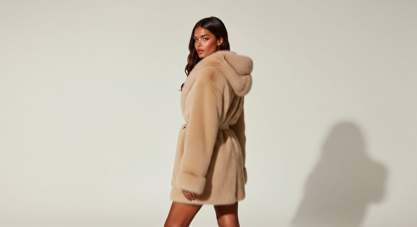 Belted Faux Fur Coat – Wärme in eleganter Form