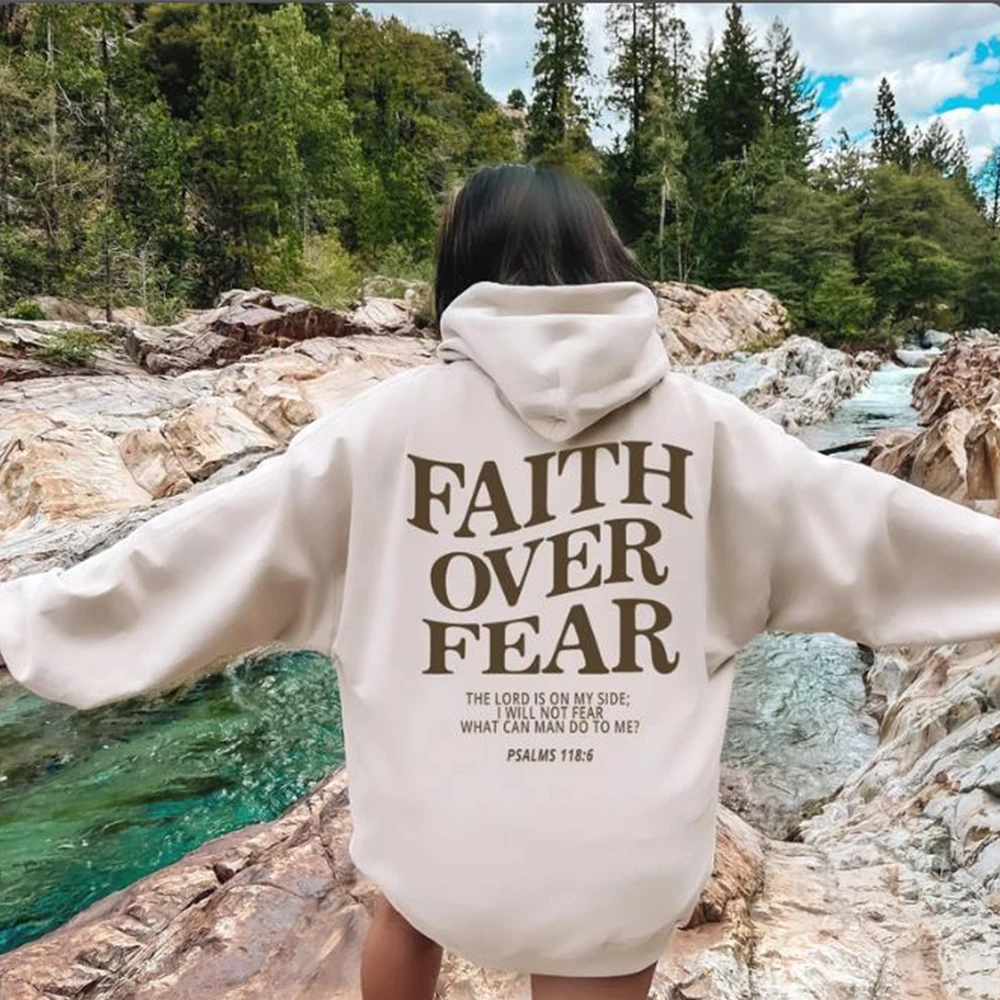 FashionFlux | Faith Over Fear Hoodie
