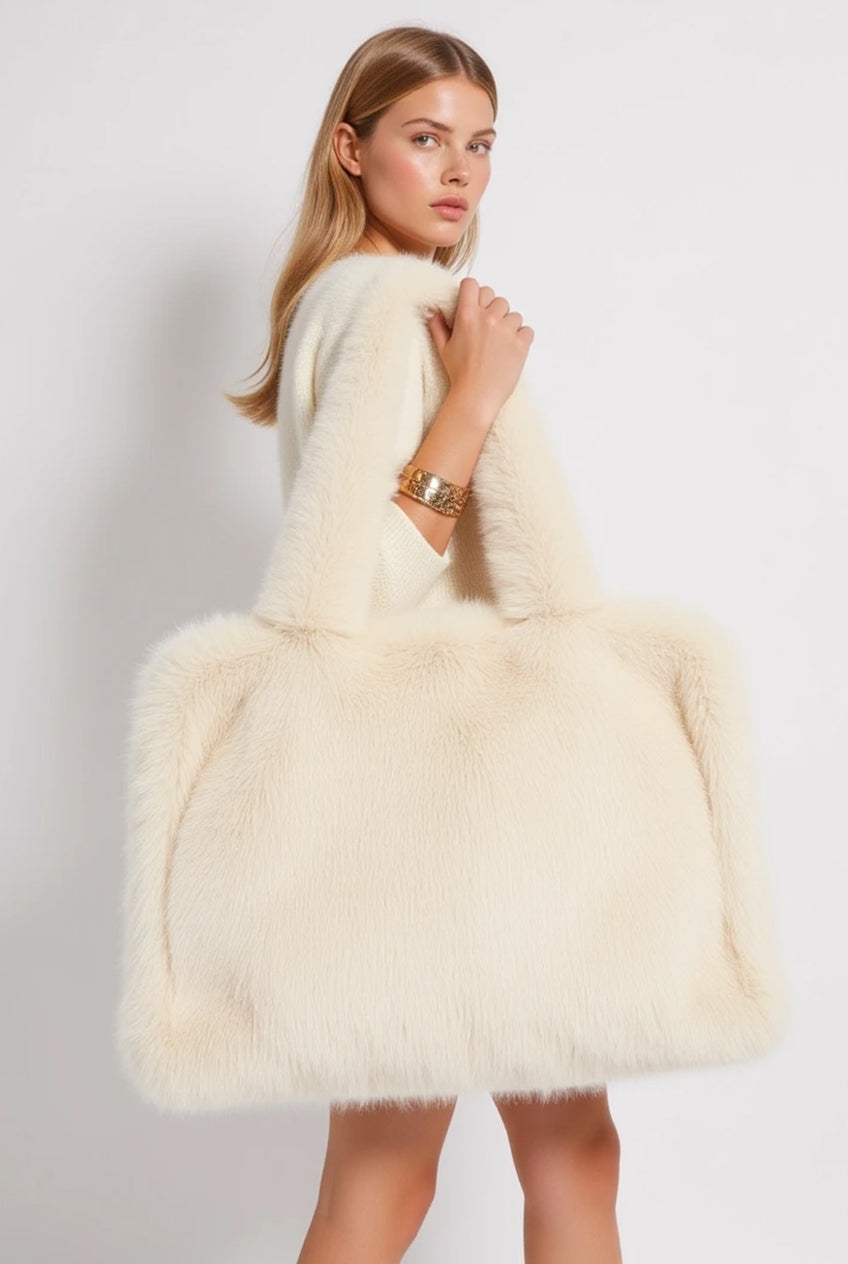 Oversized Plush Tote – Funktion in ihrer elegantesten Form