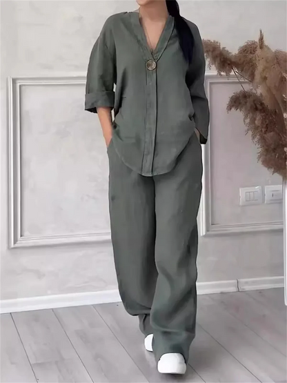 FashionFlux | Linnen Two-Piece