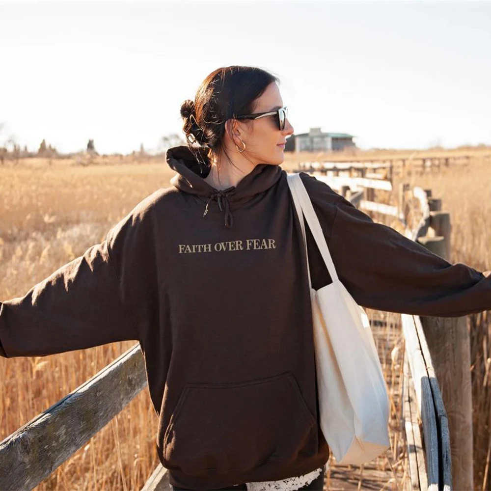 FashionFlux | Faith Over Fear Hoodie