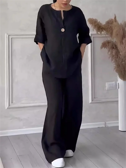 FashionFlux | Linnen Two-Piece