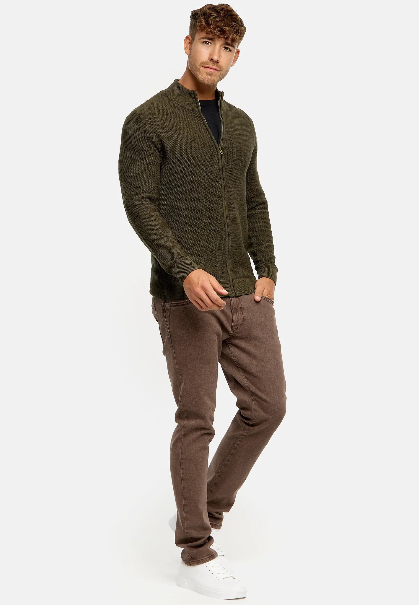 FashionFlux | Zip-Up Sweater
