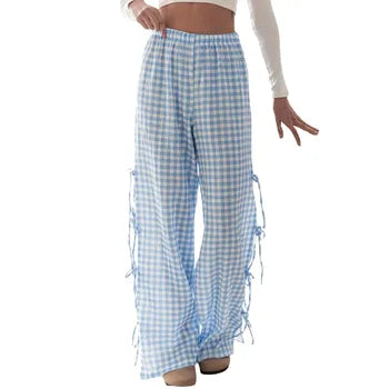 Retro Chic Wide-Leg Trousers