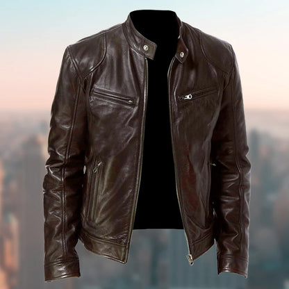 Josh | Retro Leather Jacket