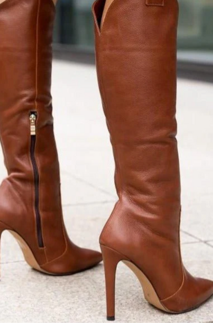 Valentina™ | Elegant Leather Boots