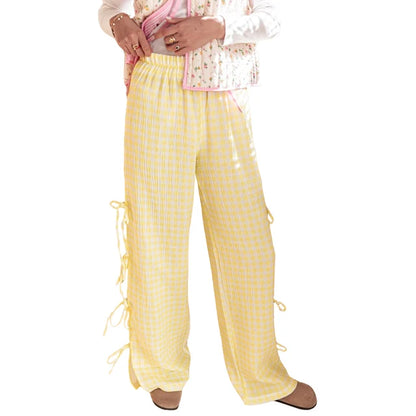 Retro Chic Wide-Leg Trousers