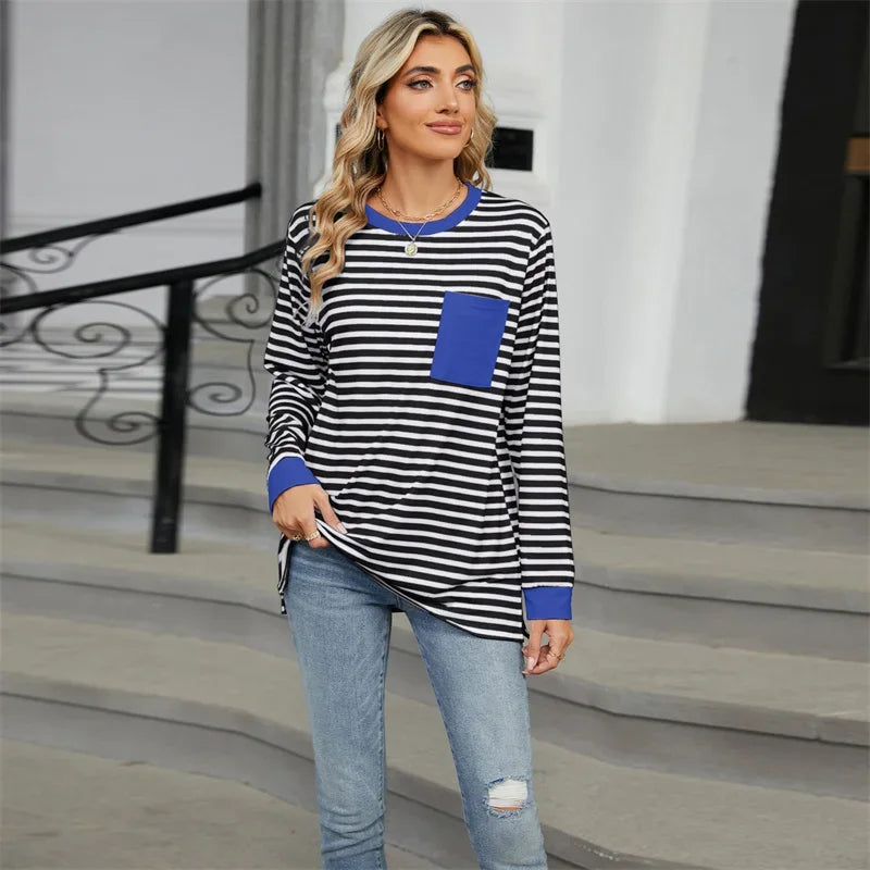 Sana™ Striped Oversized T-Shirt
