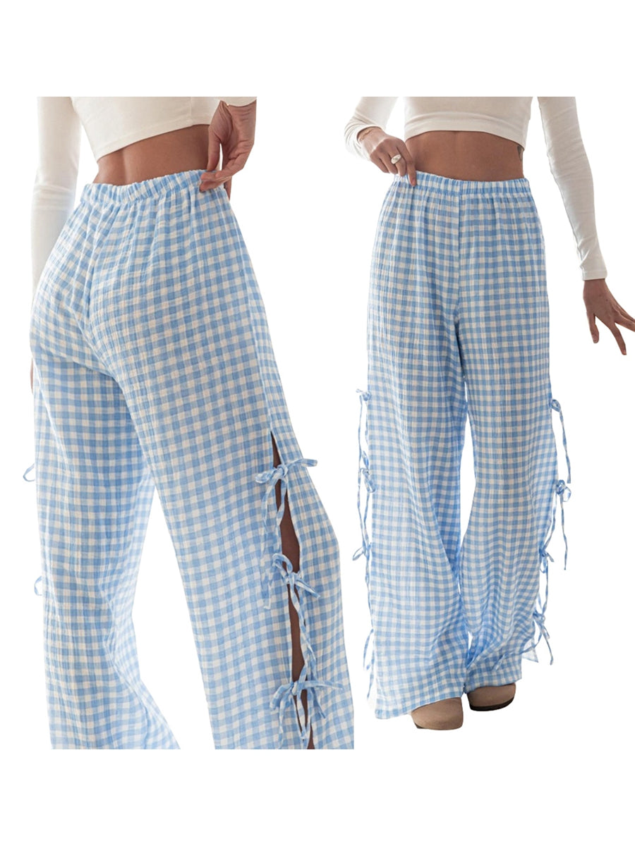 Retro Chic Wide-Leg Trousers