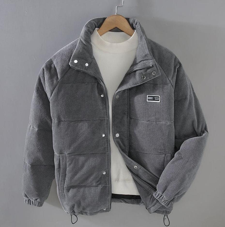 Kyle | Cord Puffer Jacket