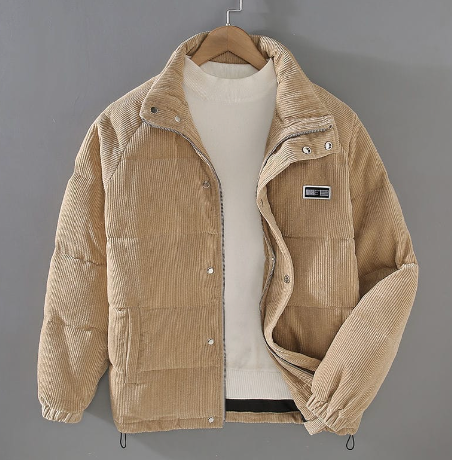 Kyle | Cord Puffer Jacket