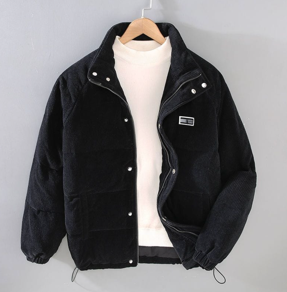 Kyle | Cord Puffer Jacket