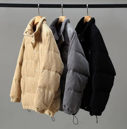 Kyle | Cord Puffer Jacket