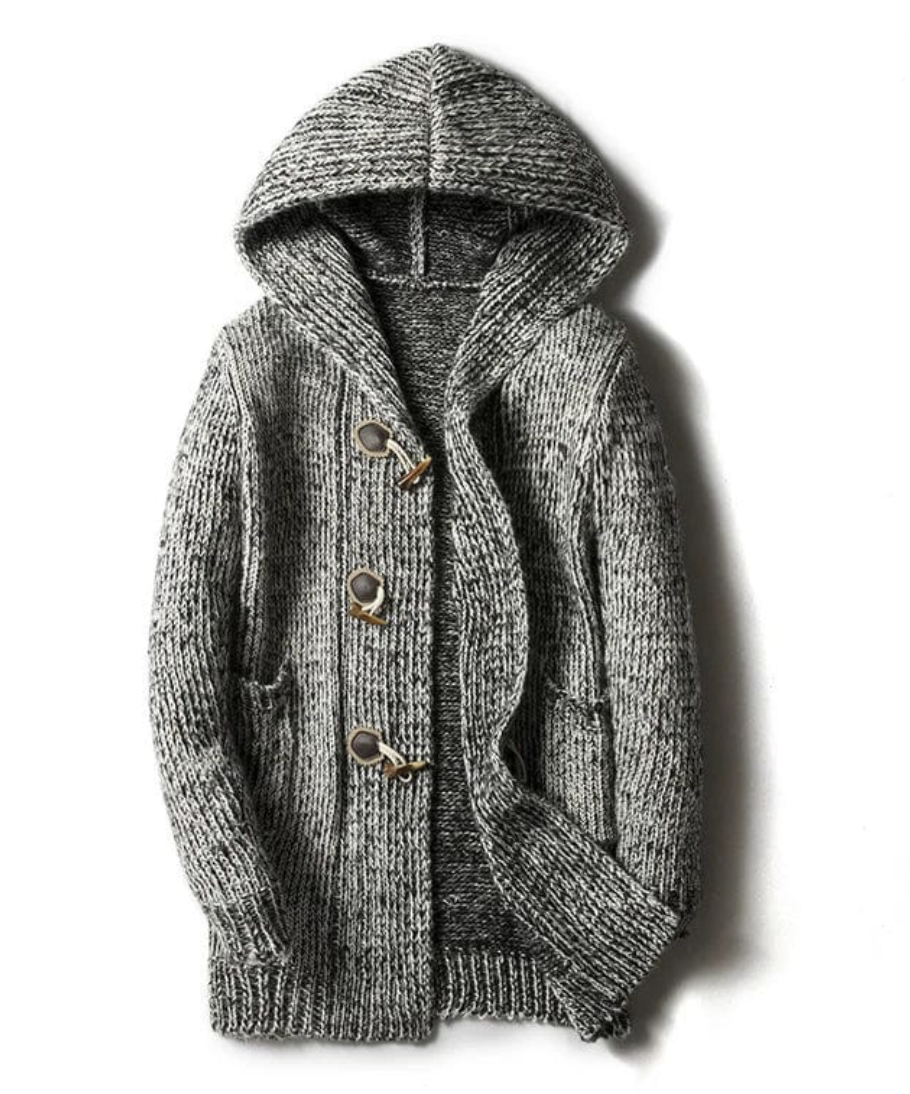 Hooded Knit Jacket