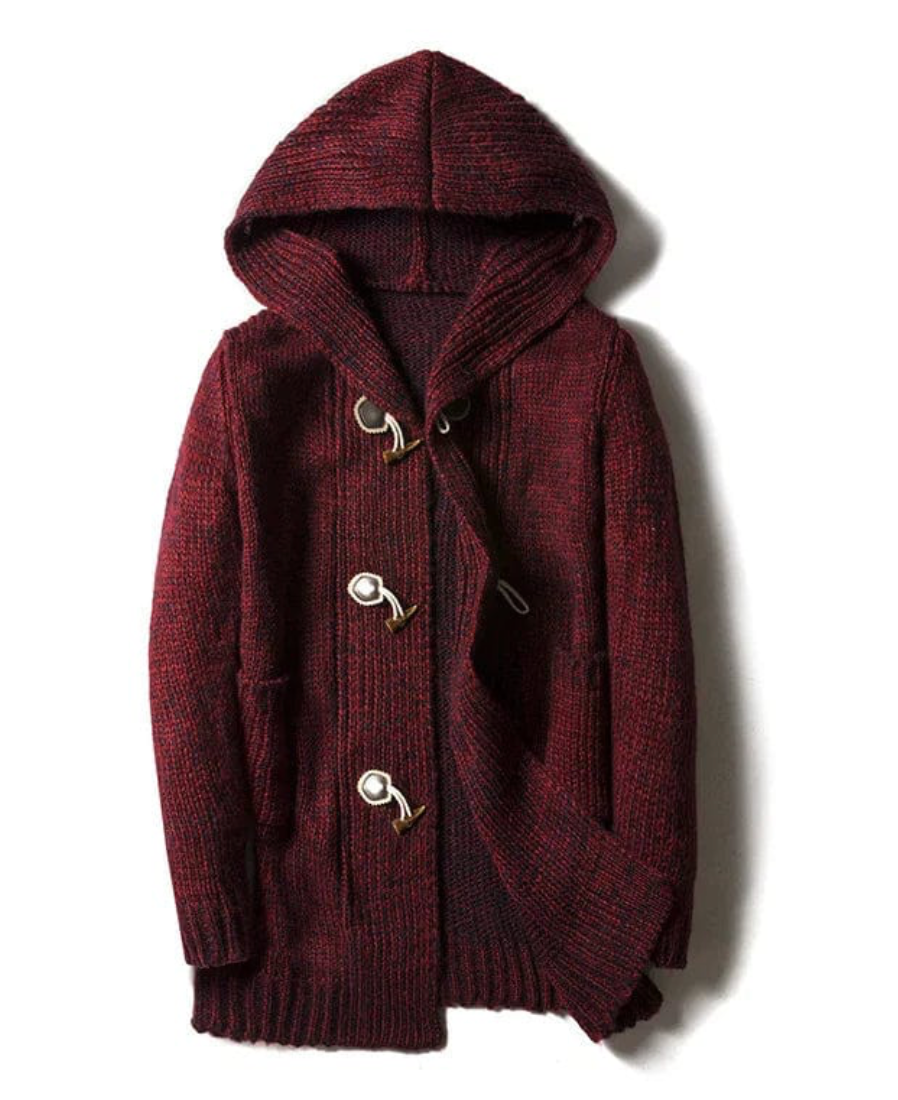 Hooded Knit Jacket