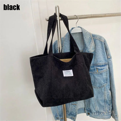 Velura Corduroy Tote