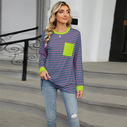 Sana™ Striped Oversized T-Shirt
