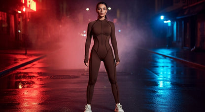 Sculpt Jumpsuit – Bewegung in Balance