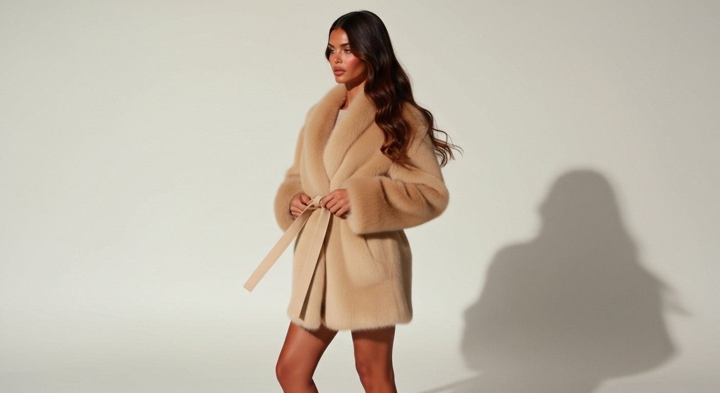 Belted Faux Fur Coat – Wärme in eleganter Form