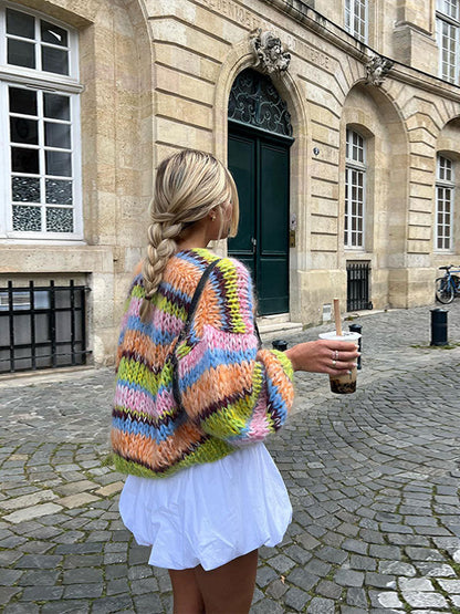 Janine Luxe™ - Warm Knitted Cardigan