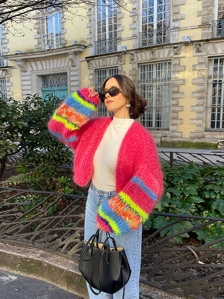 Janine Luxe™ - Warm Knitted Cardigan