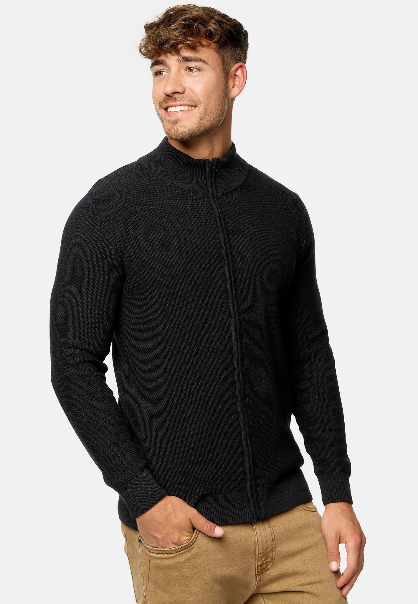 FashionFlux | Zip-Up Sweater