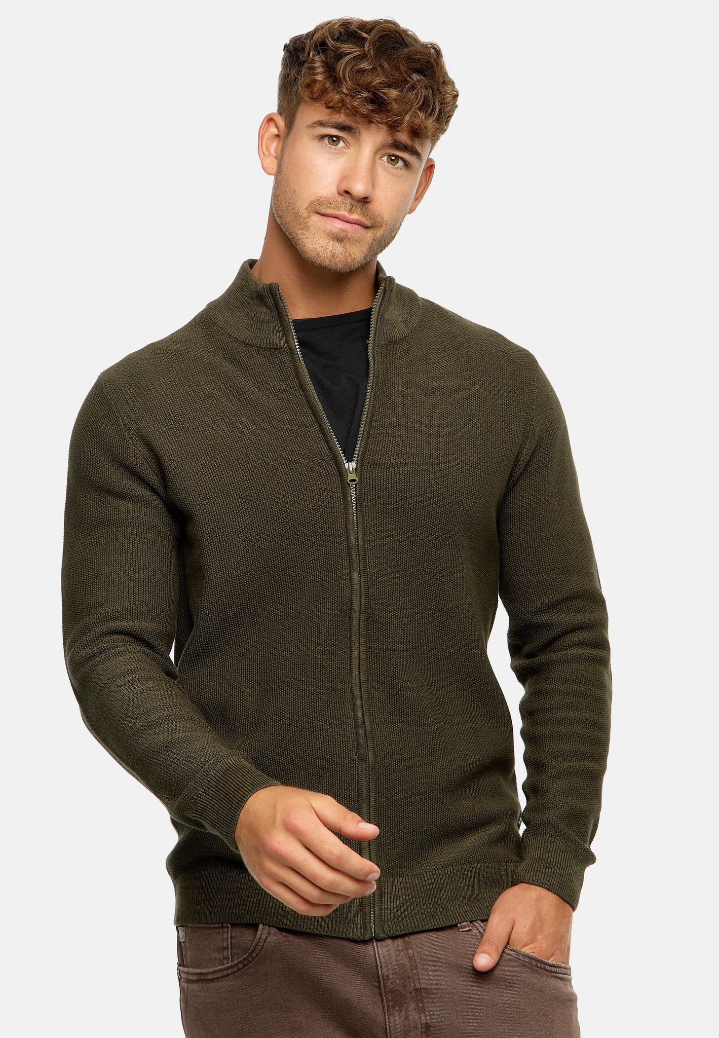 FashionFlux | Zip-Up Sweater