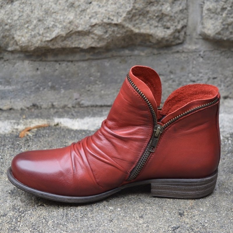 KENDRA | Leather Ankle boots